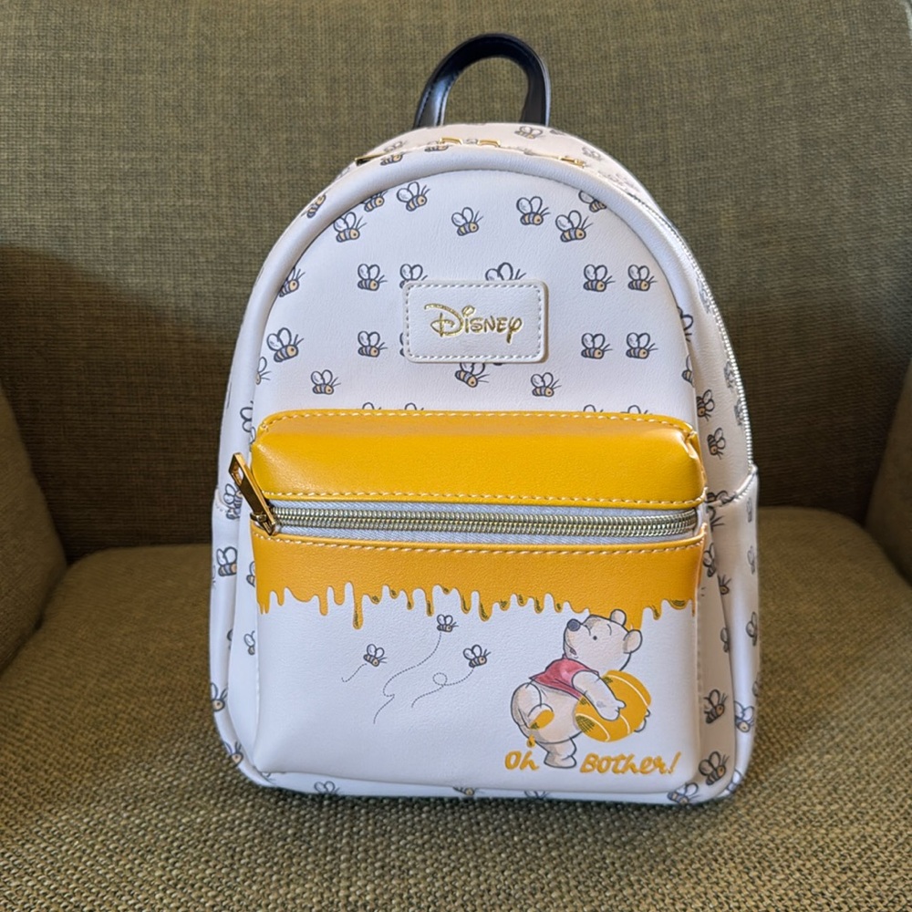 NEW - Loungefly Disney Winnie the Pooh Bees & Honey Mini Backpack